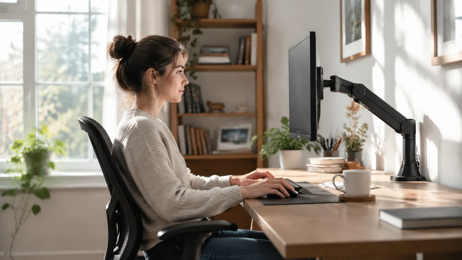 10 Reasons a Monitor Arm Improves Posture at a Home Desk