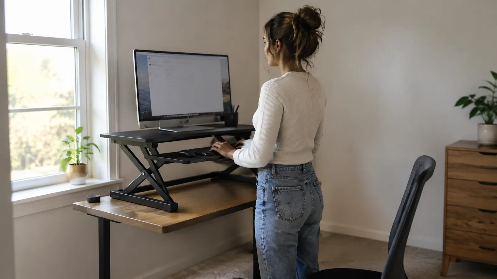 How to Add a Standing Desk Without Buying a New Desk